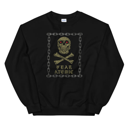 Fear Atomic Cross Bones Unisex Sweatshirt
